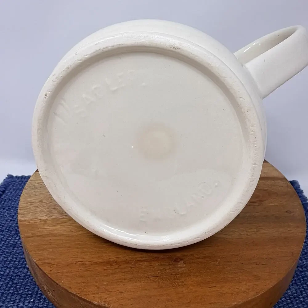 MidCentury Sadler Vintage Stoneware Pottery Floral Tea Pot Teapot England Coffee